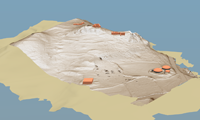 Landschaftsmodell von Koumasa, Kreta