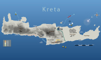 Karte von Kreta